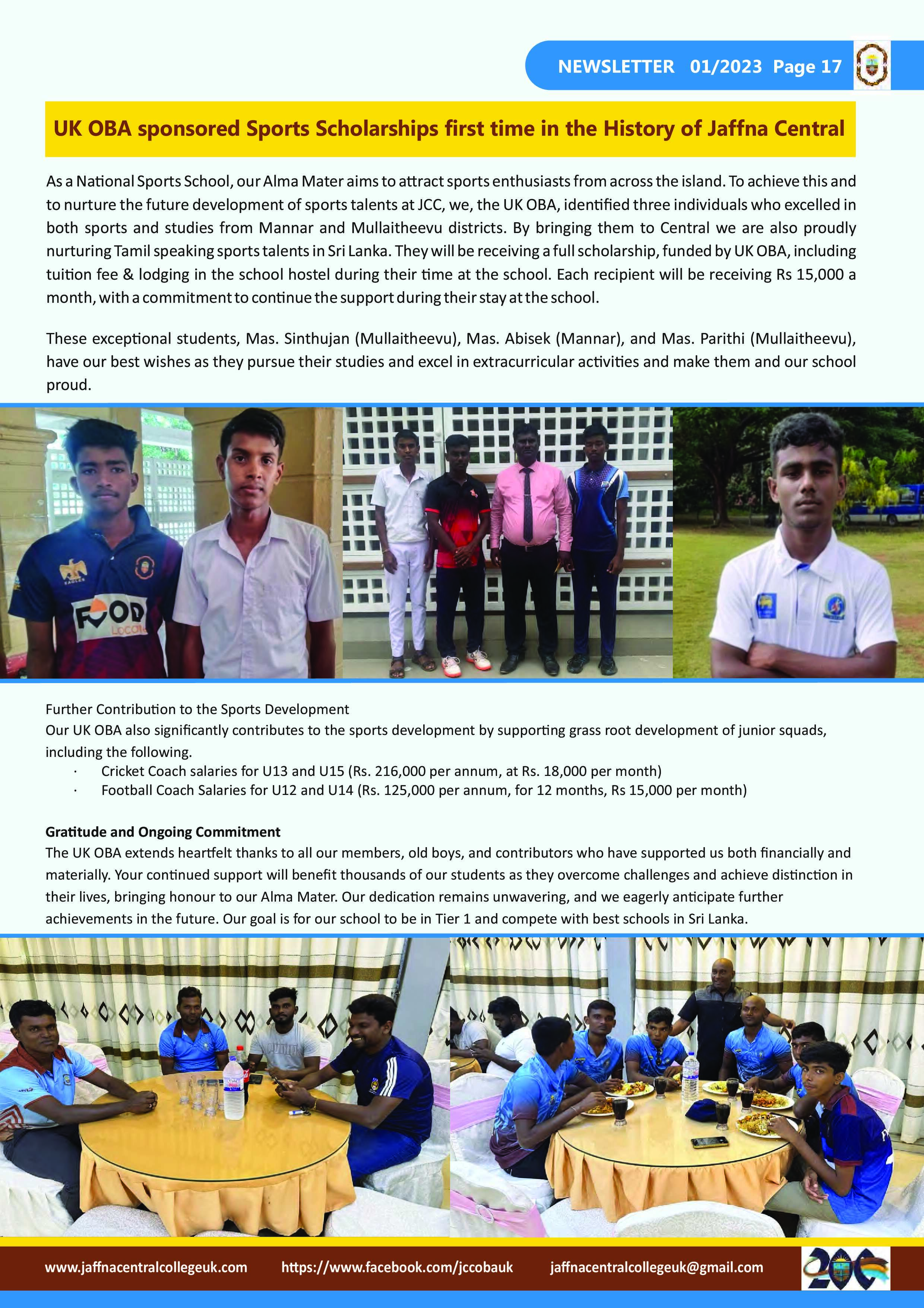 JCC OBA UK Newsletter - 2023 Page 17
